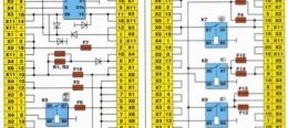 Схема соединений монтажного блока 2114-3722010-60 ВАЗ 21083