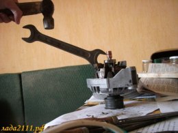 снимаем подшипник генератора снимаем подшипник генератора